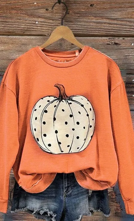 Pumpkin sweater sold by Miss Sparkling