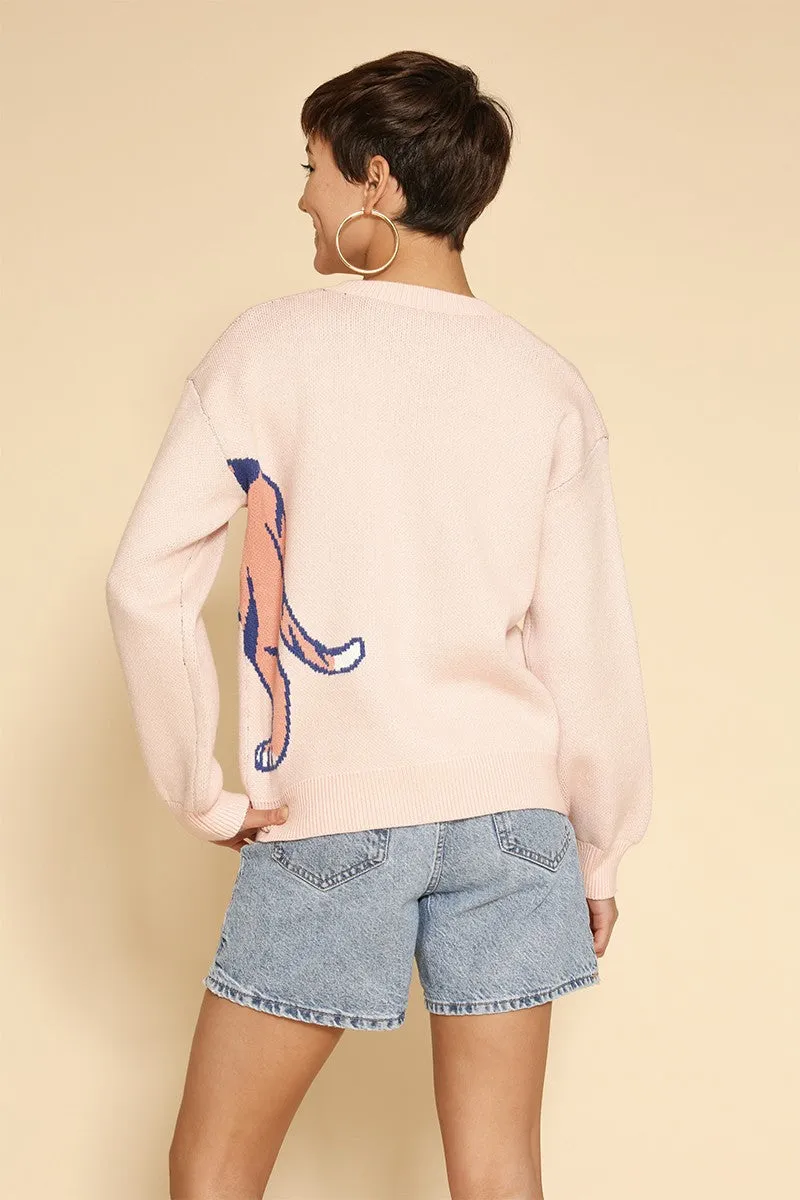 Tiger knit sweater sold by Miss Sparkling product image thumbnail 2