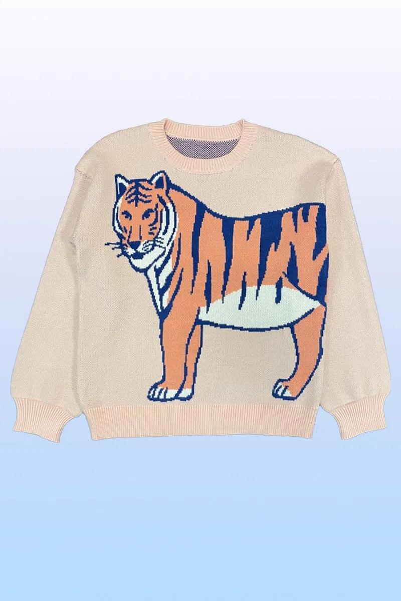 Tiger knit sweater sold by Miss Sparkling product image thumbnail 5