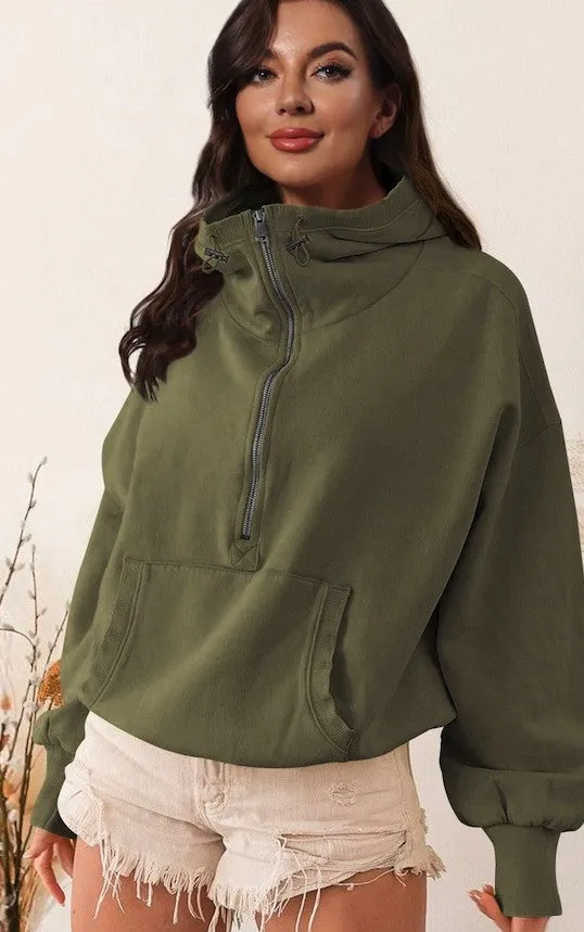 Half Zip Pullover Sweater sold by Miss Sparkling product image thumbnail 4