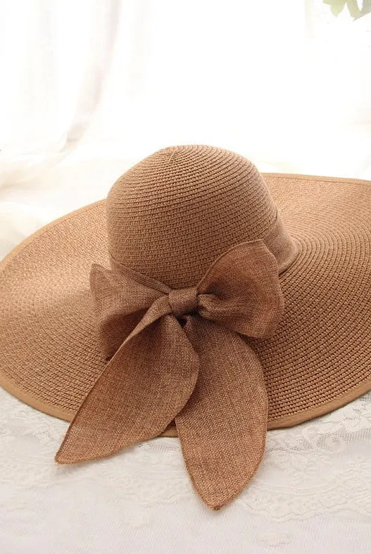 Straw Sun Hat sold by Miss Sparkling product image thumbnail 2