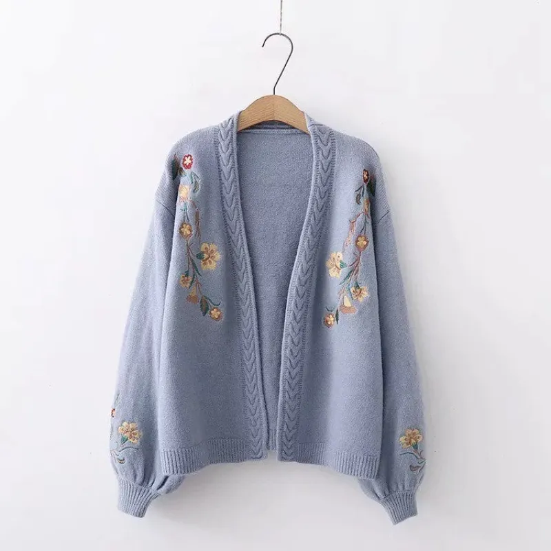 Floral knit cardigan made by Miss Sparkling