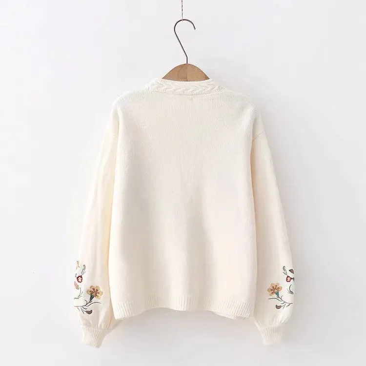 Floral knit cardigan sold by Miss Sparkling product image thumbnail 4