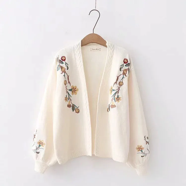 Floral knit cardigan sold by Miss Sparkling product image thumbnail 3