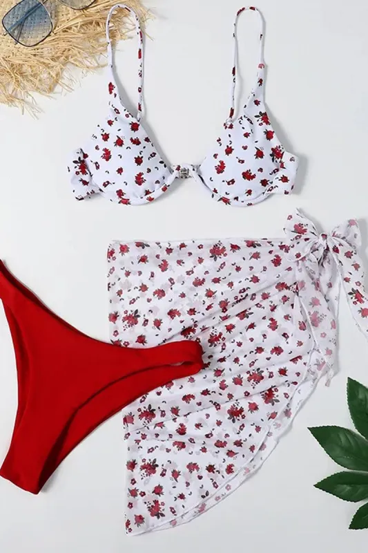 3 piece bikini set made by Miss Sparkling