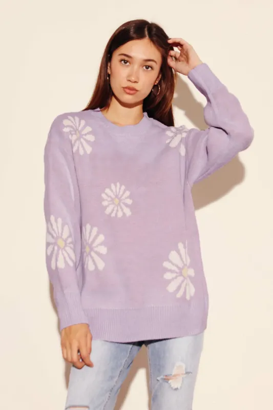 Daisy flower sweater sold by Miss Sparkling