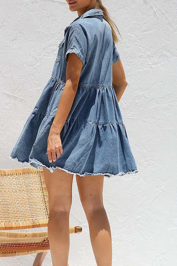 Denim Dress sold by Miss Sparkling product image thumbnail 2