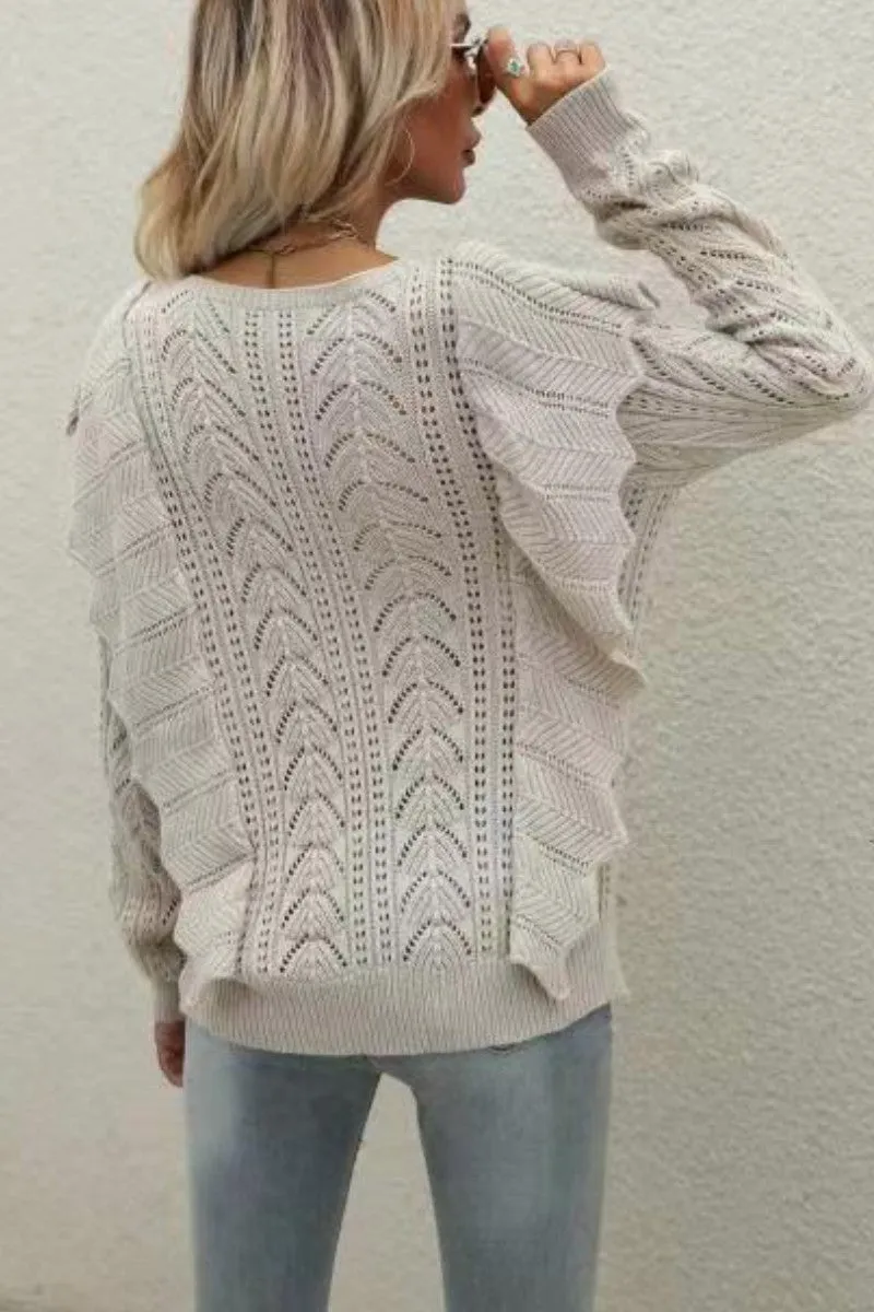 Knitted pullover sweater top sold by Miss Sparkling product image thumbnail 4