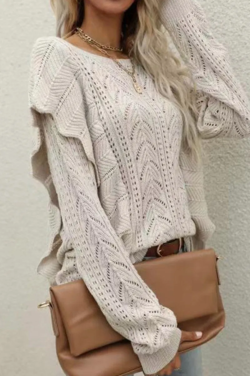 Knitted pullover sweater top sold by Miss Sparkling product image thumbnail 3