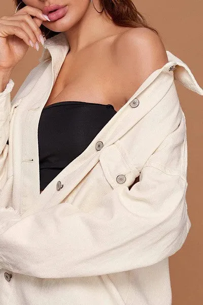 Denim jacket sold by Miss Sparkling product image thumbnail 2