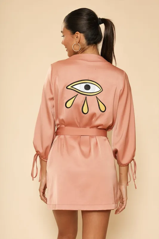 Satin Wrap Robe made by Miss Sparkling