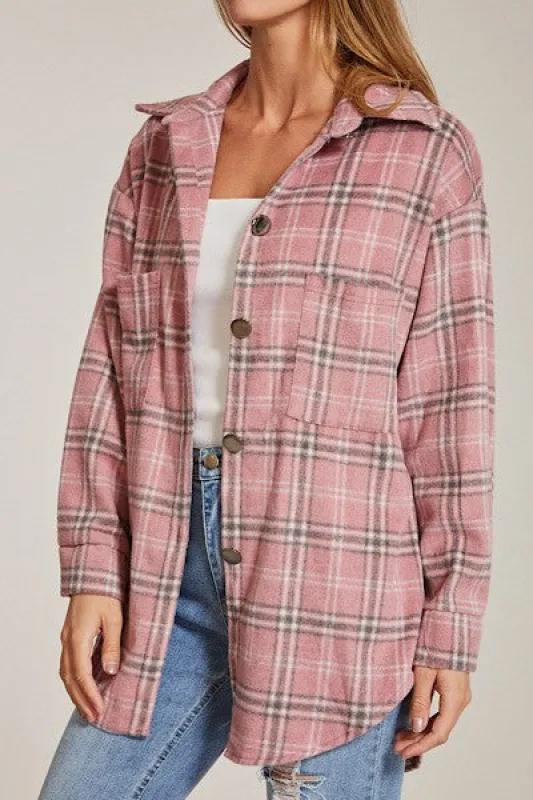 Flannel jacket sold by Miss Sparkling