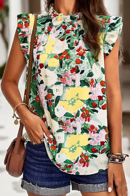Printed top made by Miss Sparkling