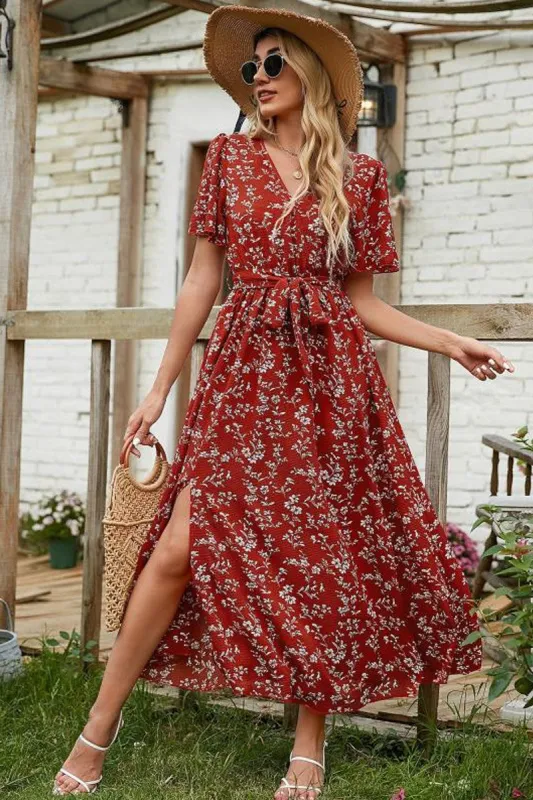 Floral Maxi Dress sold by Miss Sparkling