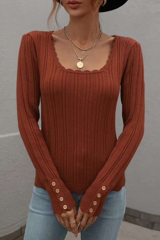 Top with Button Detail sold by Miss Sparkling