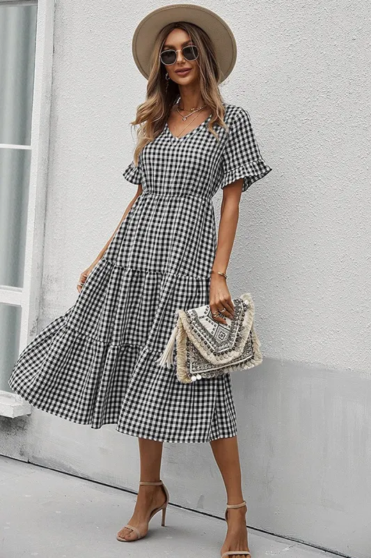 V-Neck Dress made by Miss Sparkling