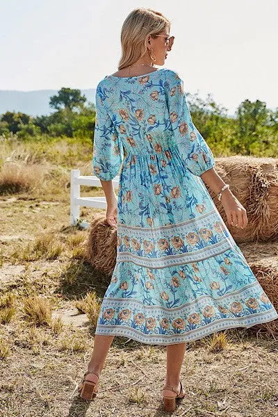 Floral midi dress sold by Miss Sparkling product image thumbnail 2