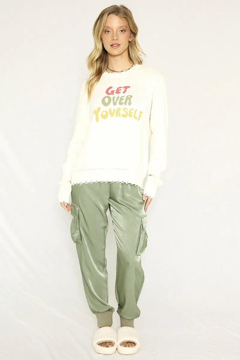 Get over yourself sweater sold by Miss Sparkling product image thumbnail 3