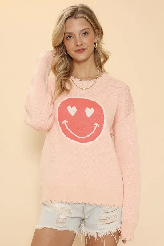 Heart eyes sweater sold by Miss Sparkling