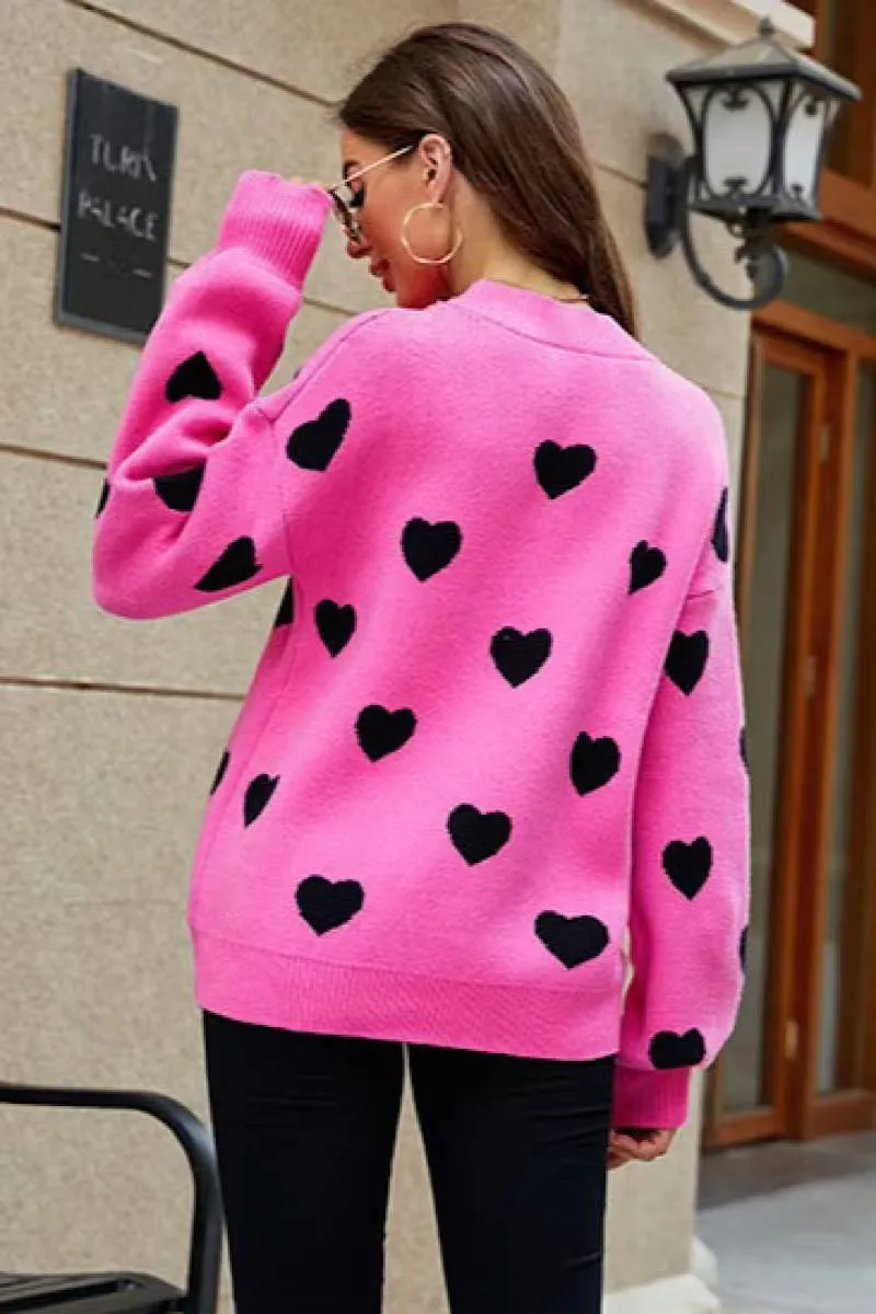 Heart sweater sold by Miss Sparkling product image thumbnail 3