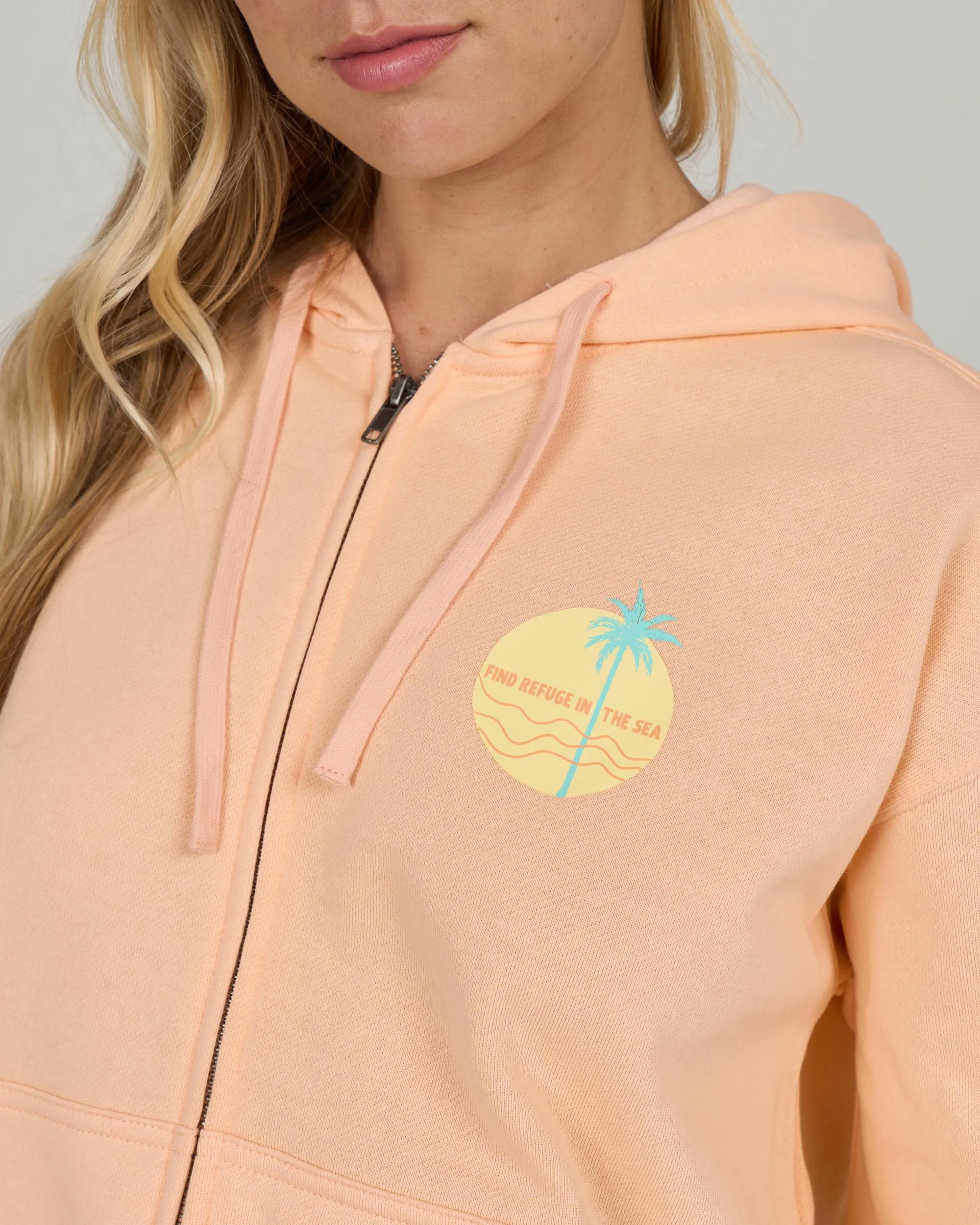 Simplicity Zip Hoody - Apricot sold by Salty Crew product image thumbnail 3