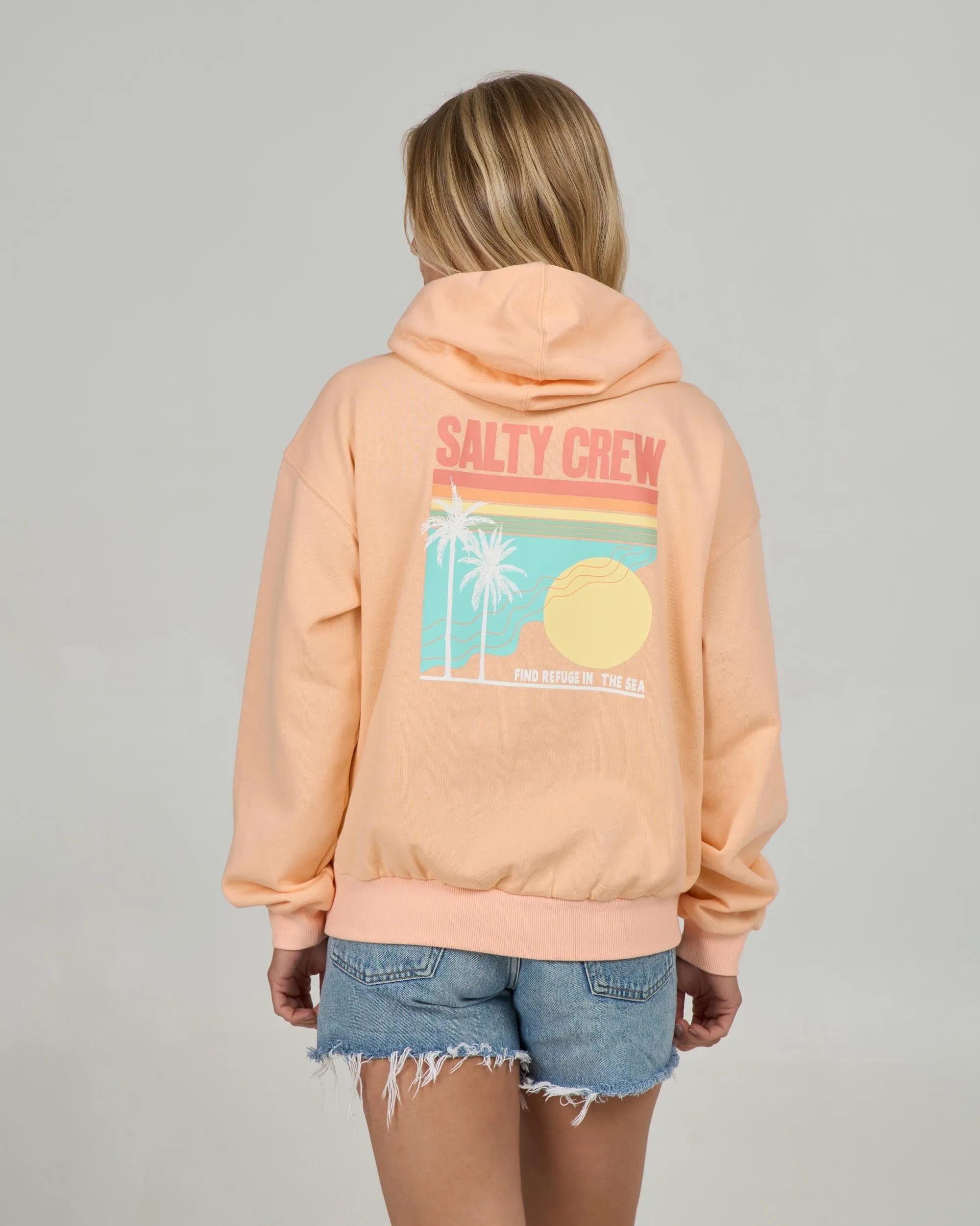 Simplicity Zip Hoody - Apricot sold by Salty Crew product image thumbnail 2