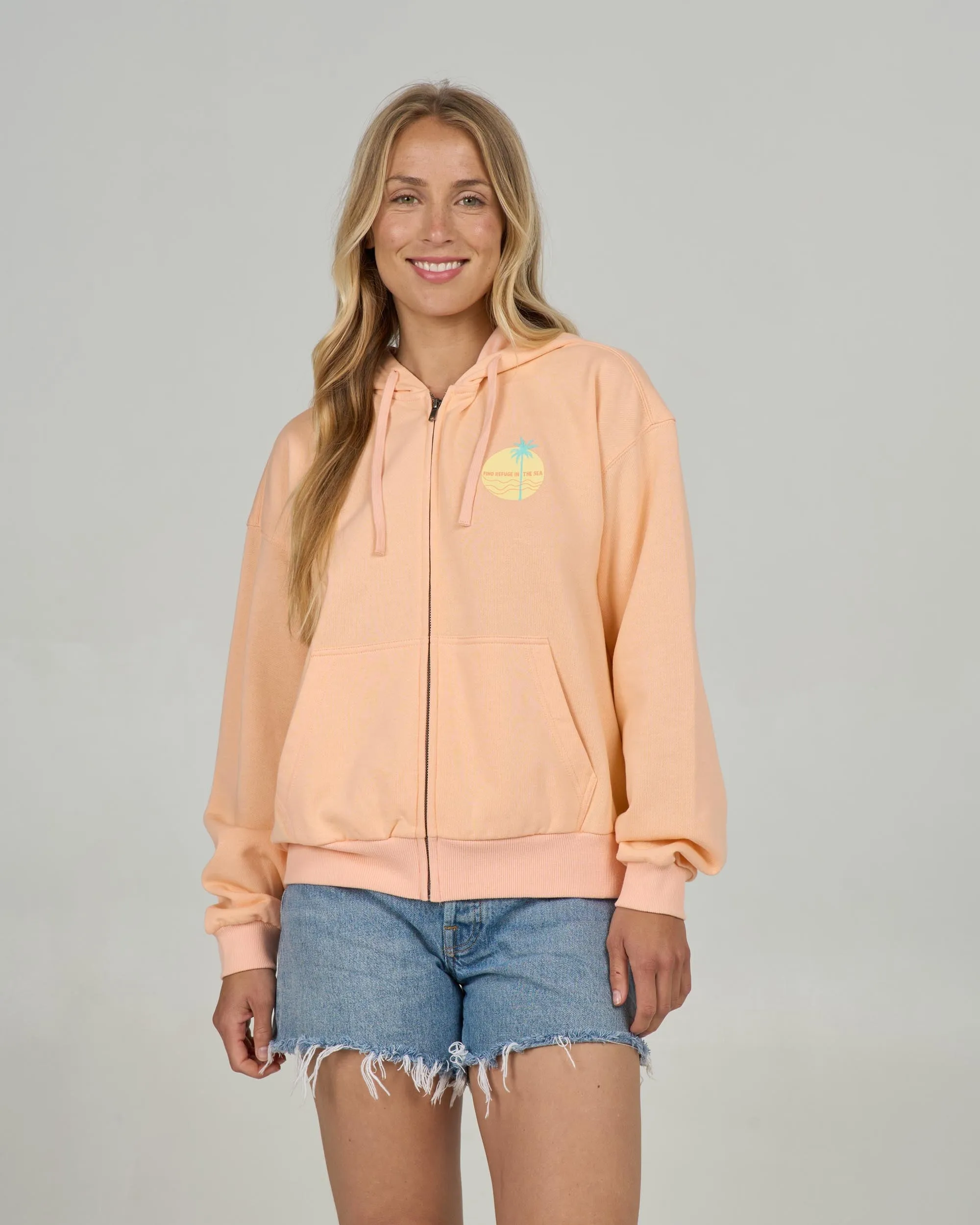 Simplicity Zip Hoody - Apricot sold by Salty Crew