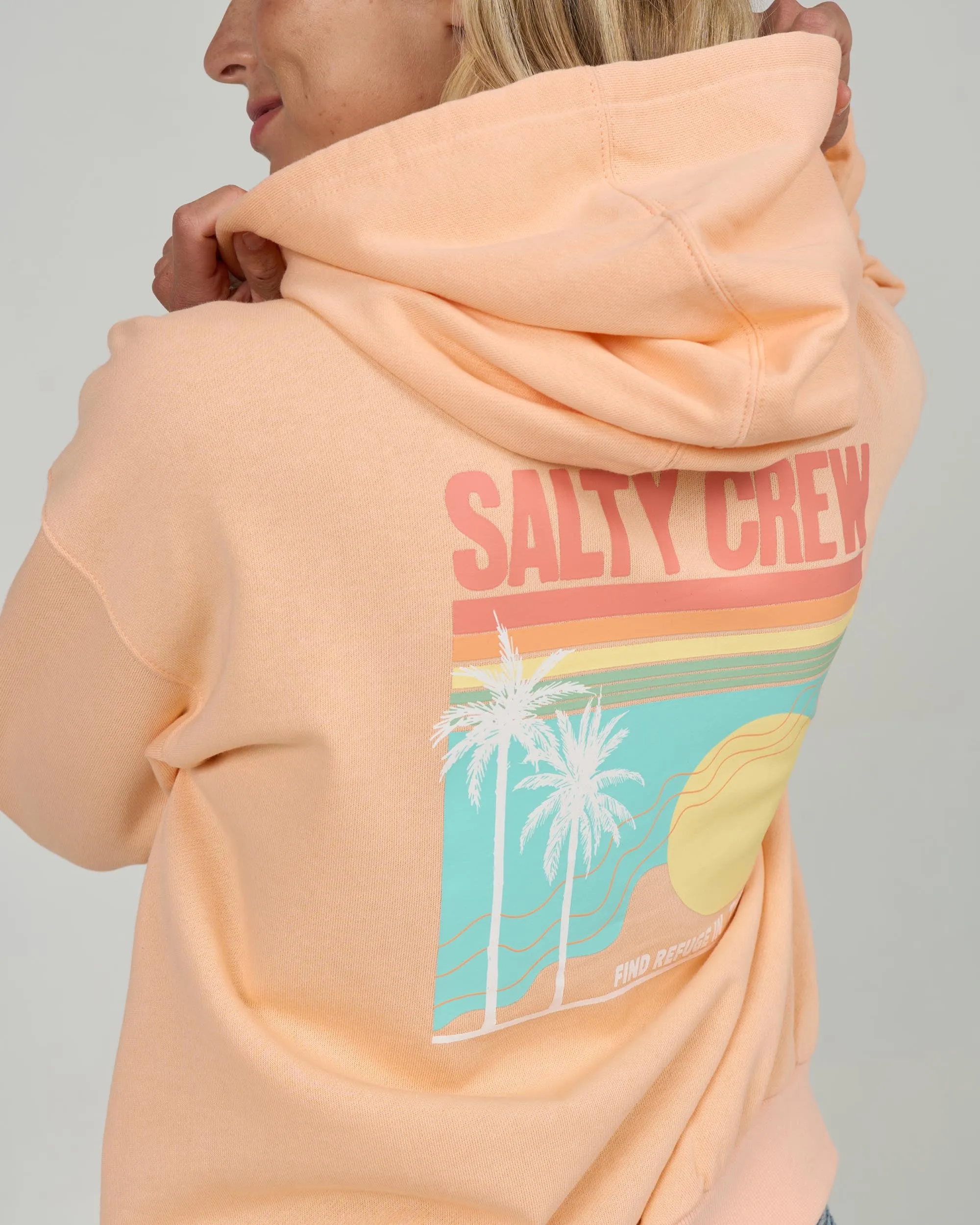 Simplicity Zip Hoody - Apricot sold by Salty Crew product image thumbnail 4