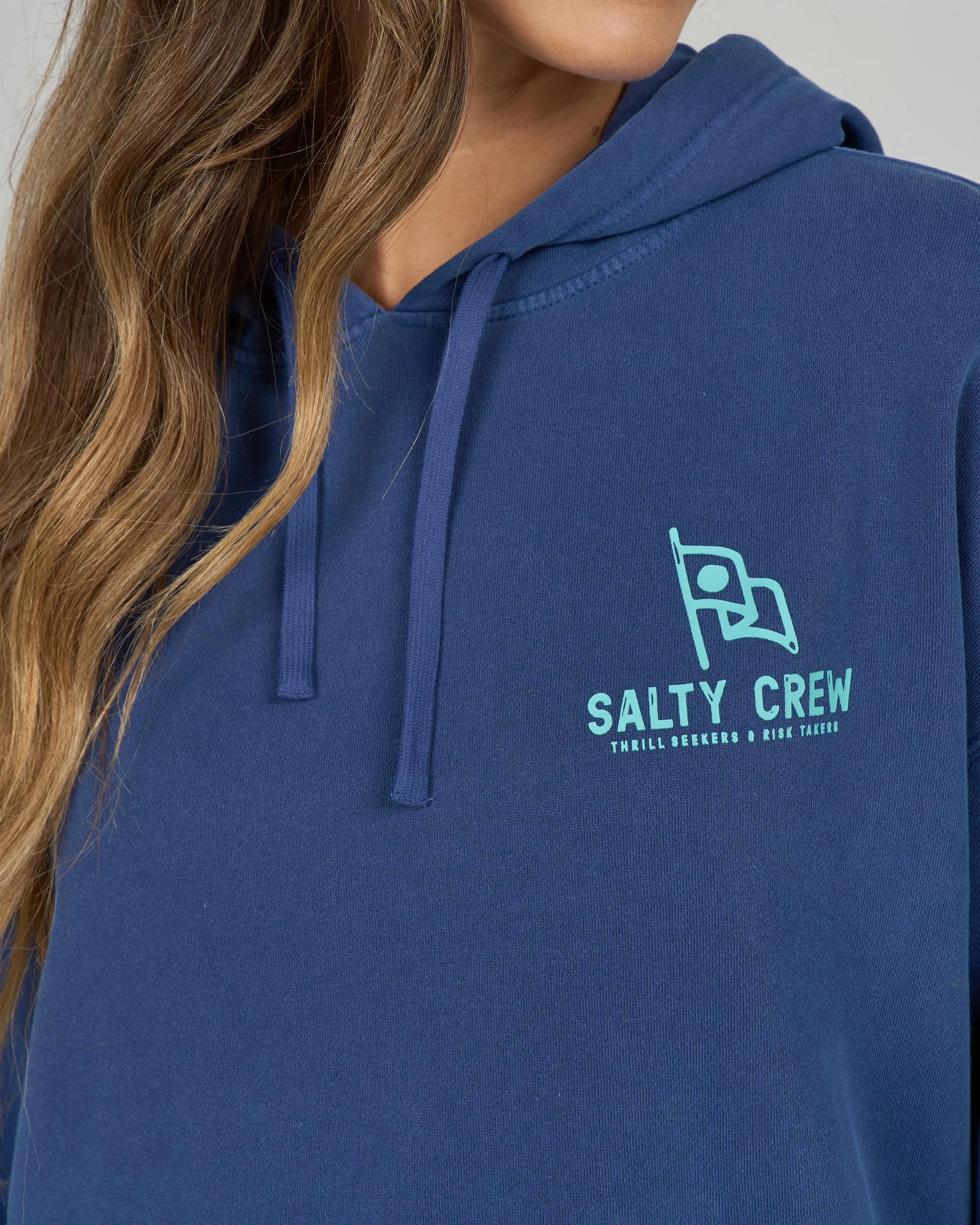 Flying High Hoody - Navy sold by Salty Crew product image thumbnail 3