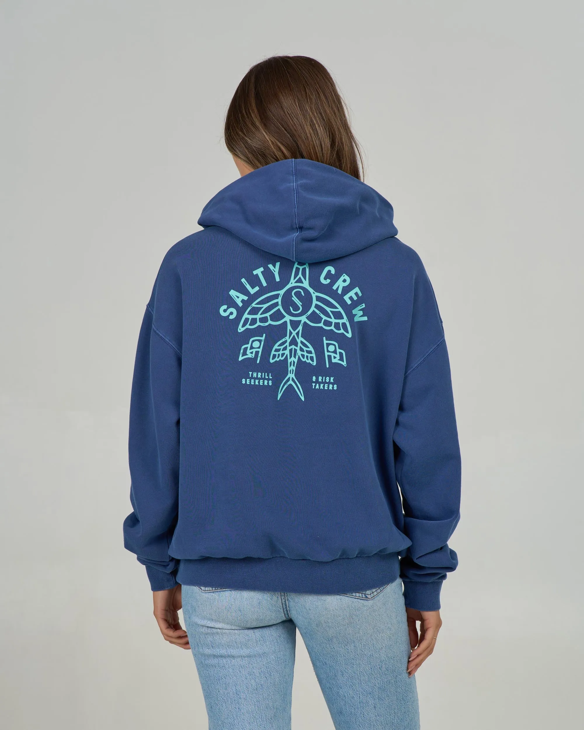 Flying High Hoody - Navy sold by Salty Crew product image thumbnail 2