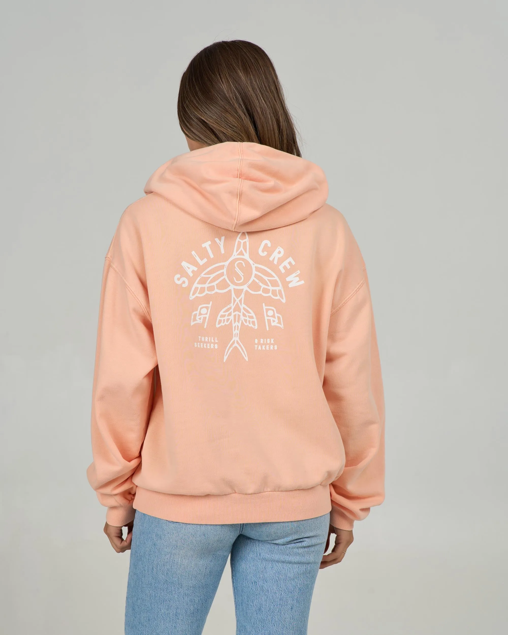 Flying High Hoody - Apricot sold by Salty Crew product image thumbnail 2