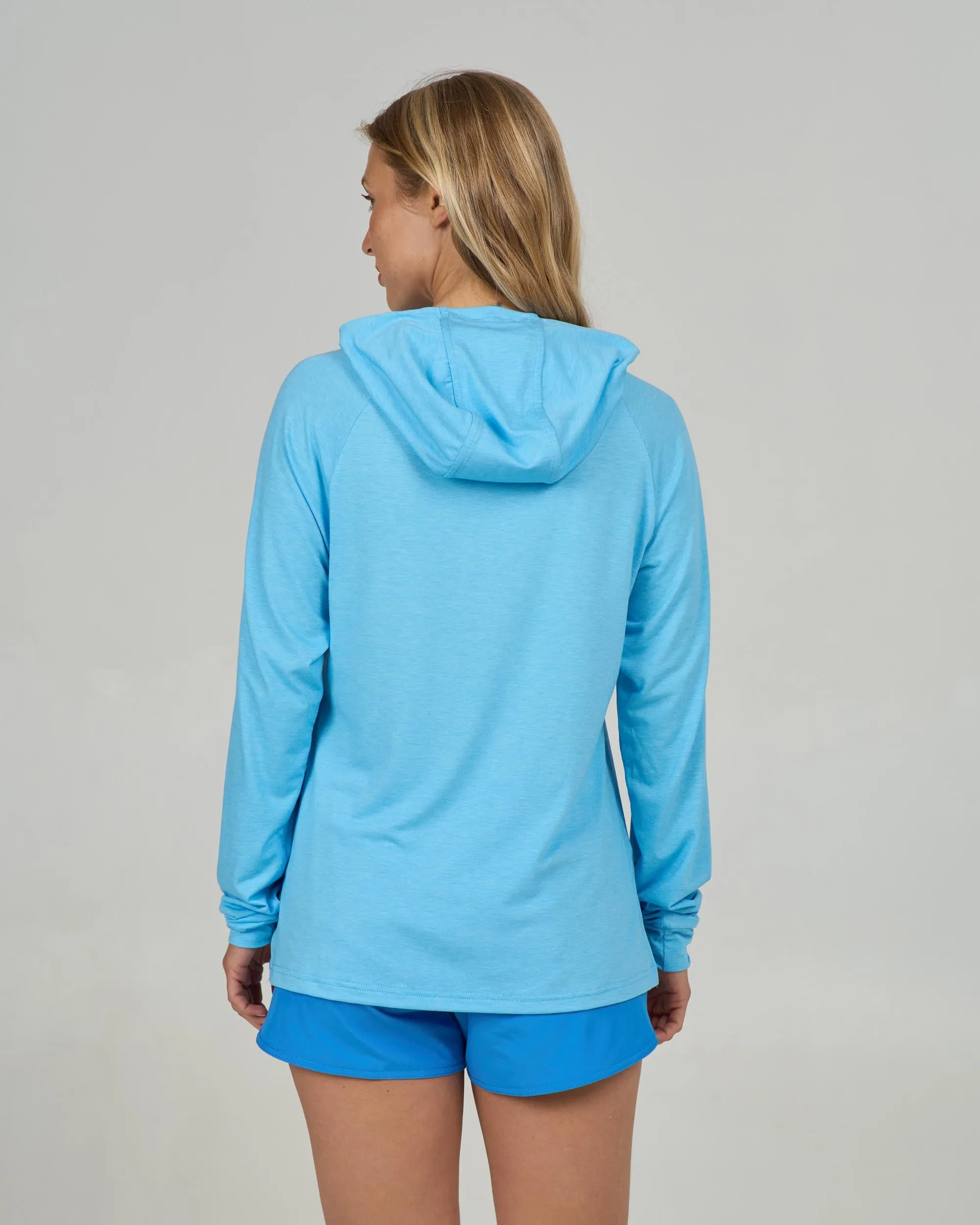 Circled Tech Hoody - Pool Blue sold by Salty Crew product image thumbnail 2