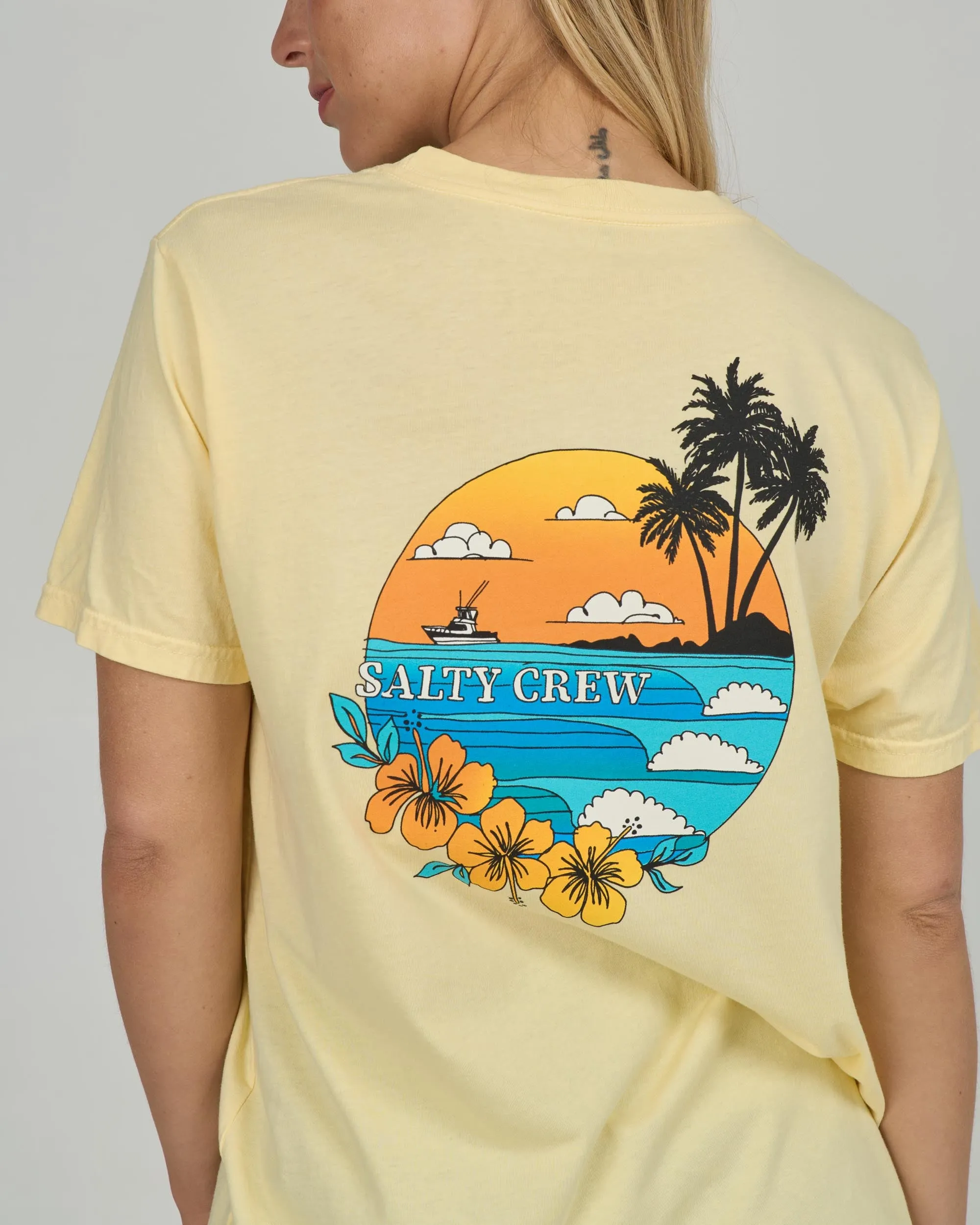 Sunset Boyfriend Tee - Sunshine sold by Salty Crew product image thumbnail 4