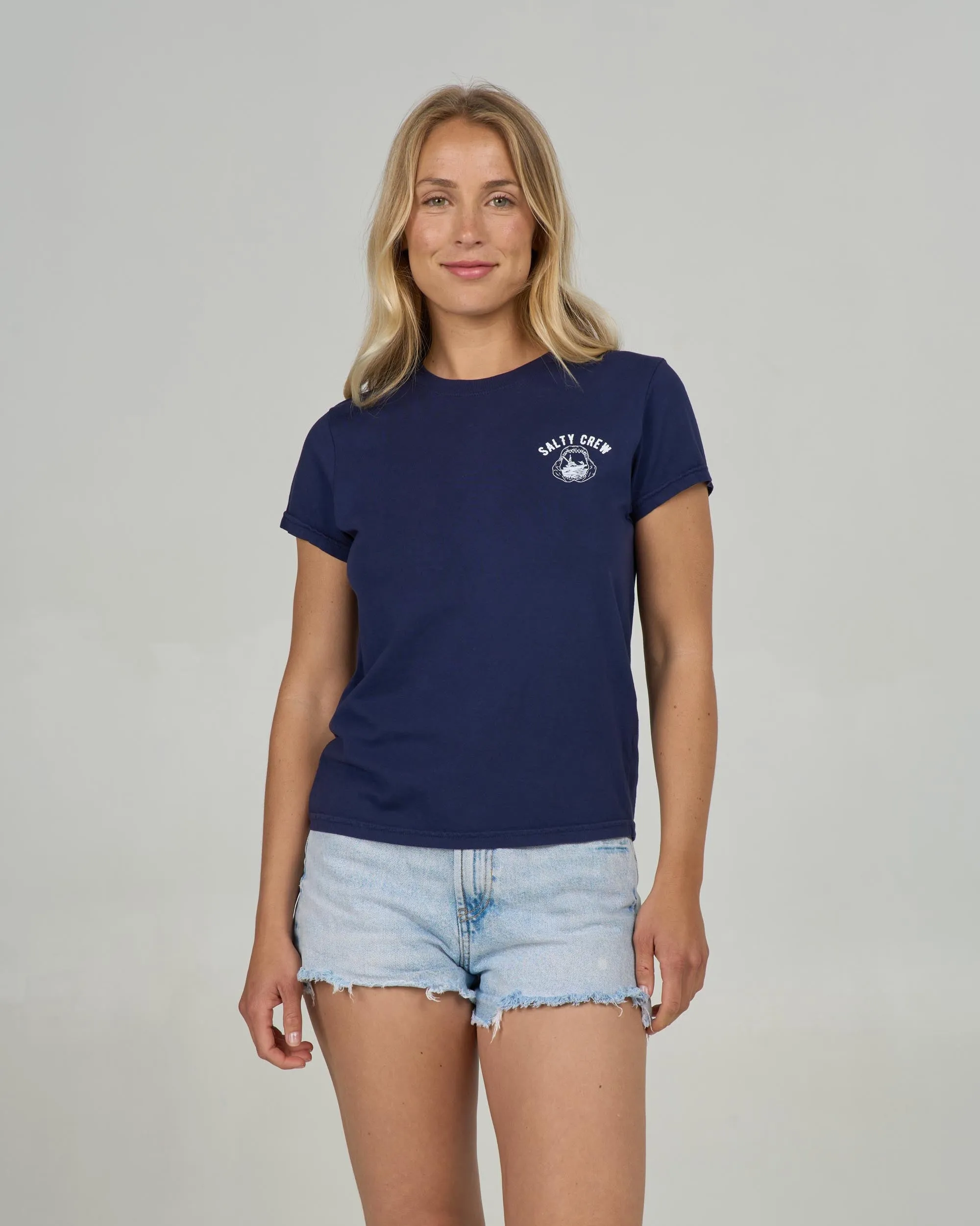 Jawbone Modern Tee - Bright Navy sold by Salty Crew