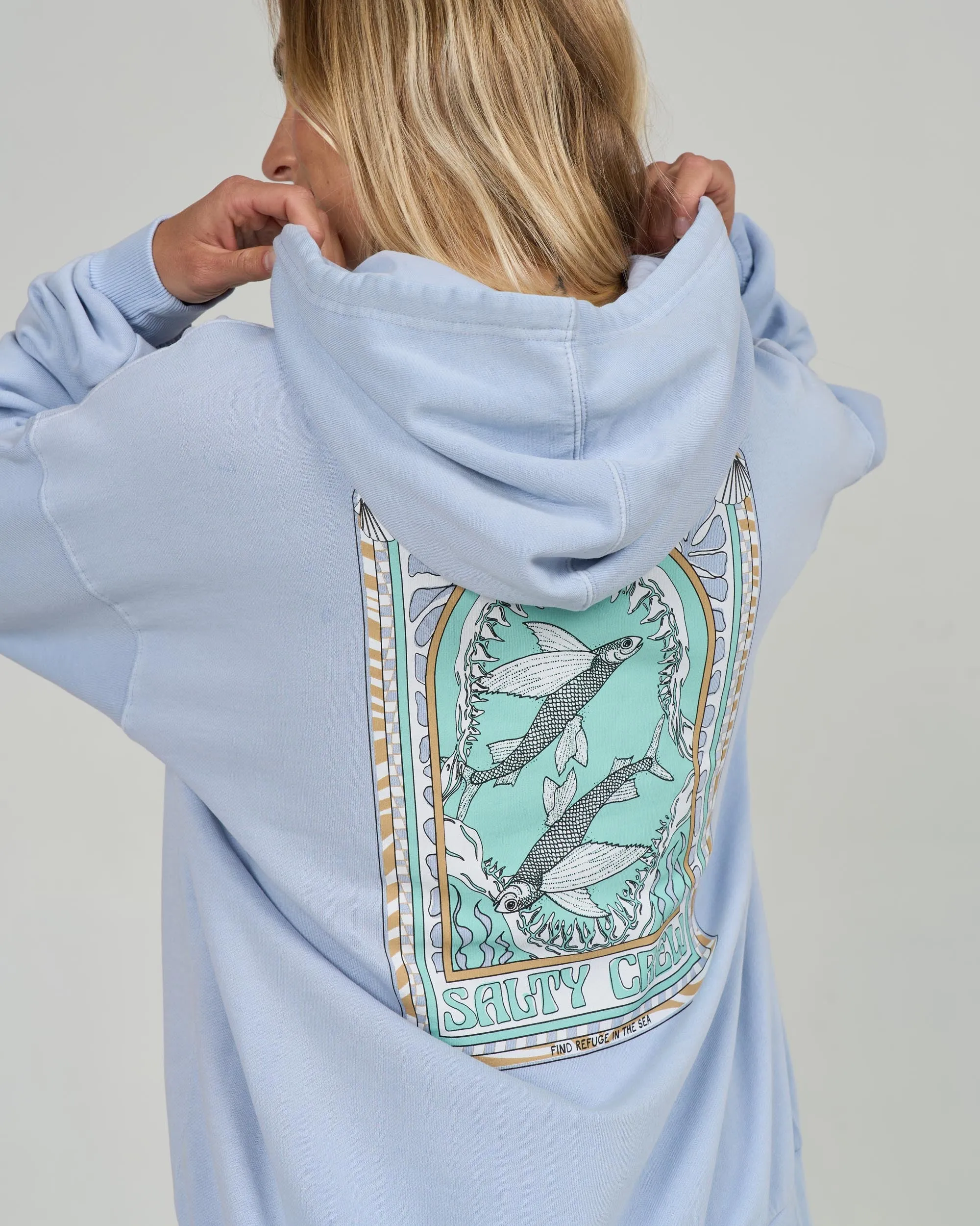 Zodiac Hoody - Fog sold by Salty Crew product image thumbnail 4