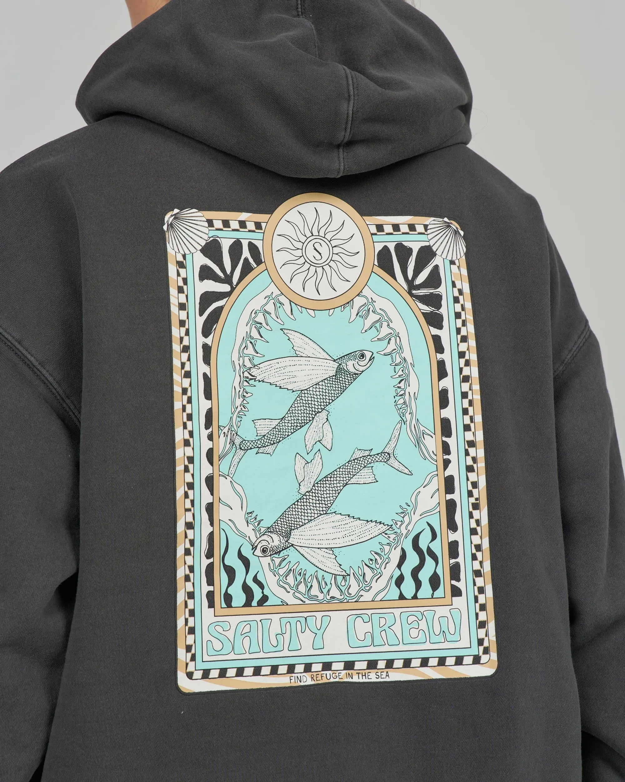 Zodiac Hoody - Faded Black sold by Salty Crew product image thumbnail 4