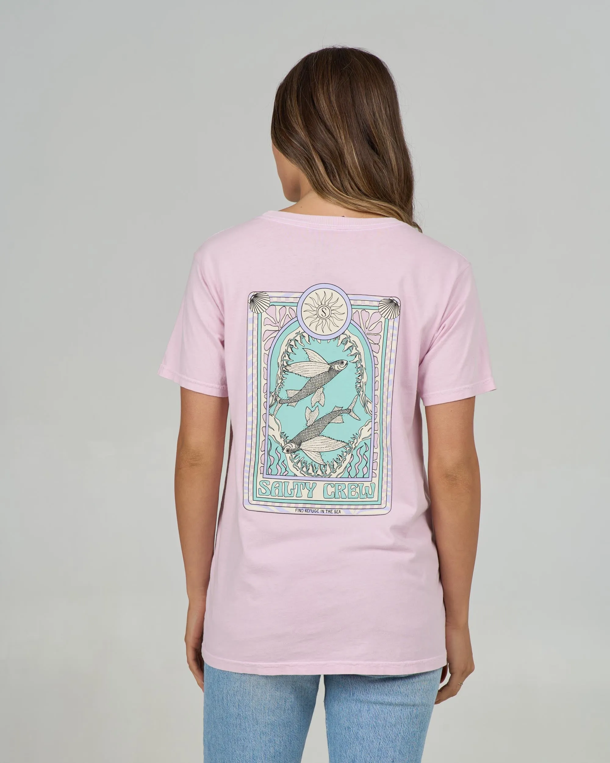 Zodiac Boyfriend Tee - Pink Skies sold by Salty Crew product image thumbnail 2