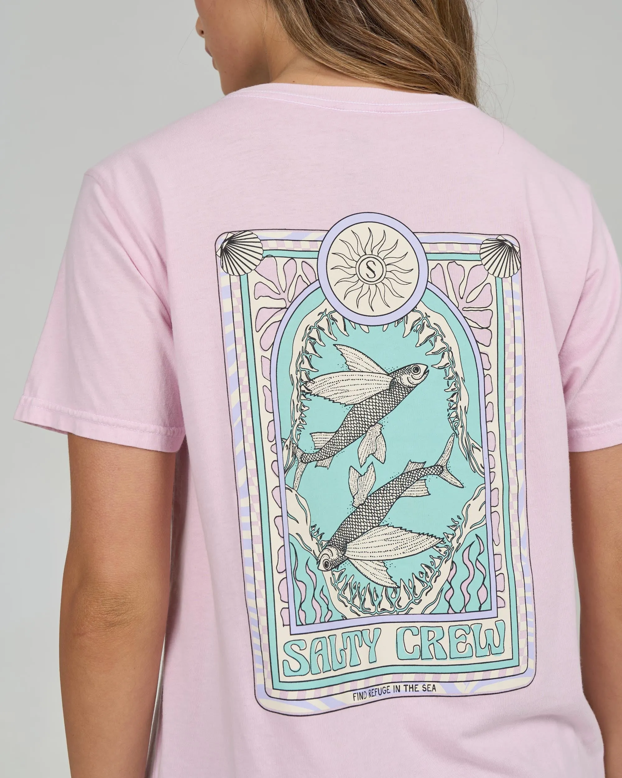Zodiac Boyfriend Tee - Pink Skies sold by Salty Crew product image thumbnail 4