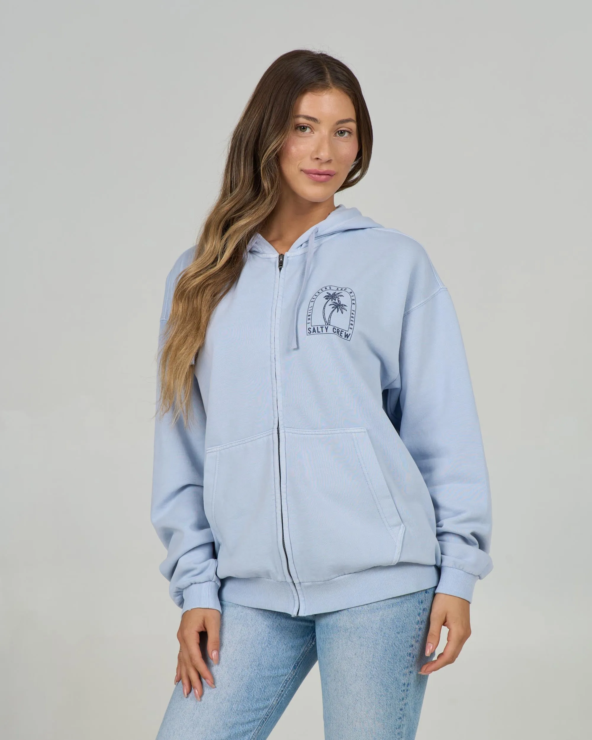Archway Zip Hoody - Fog sold by Salty Crew