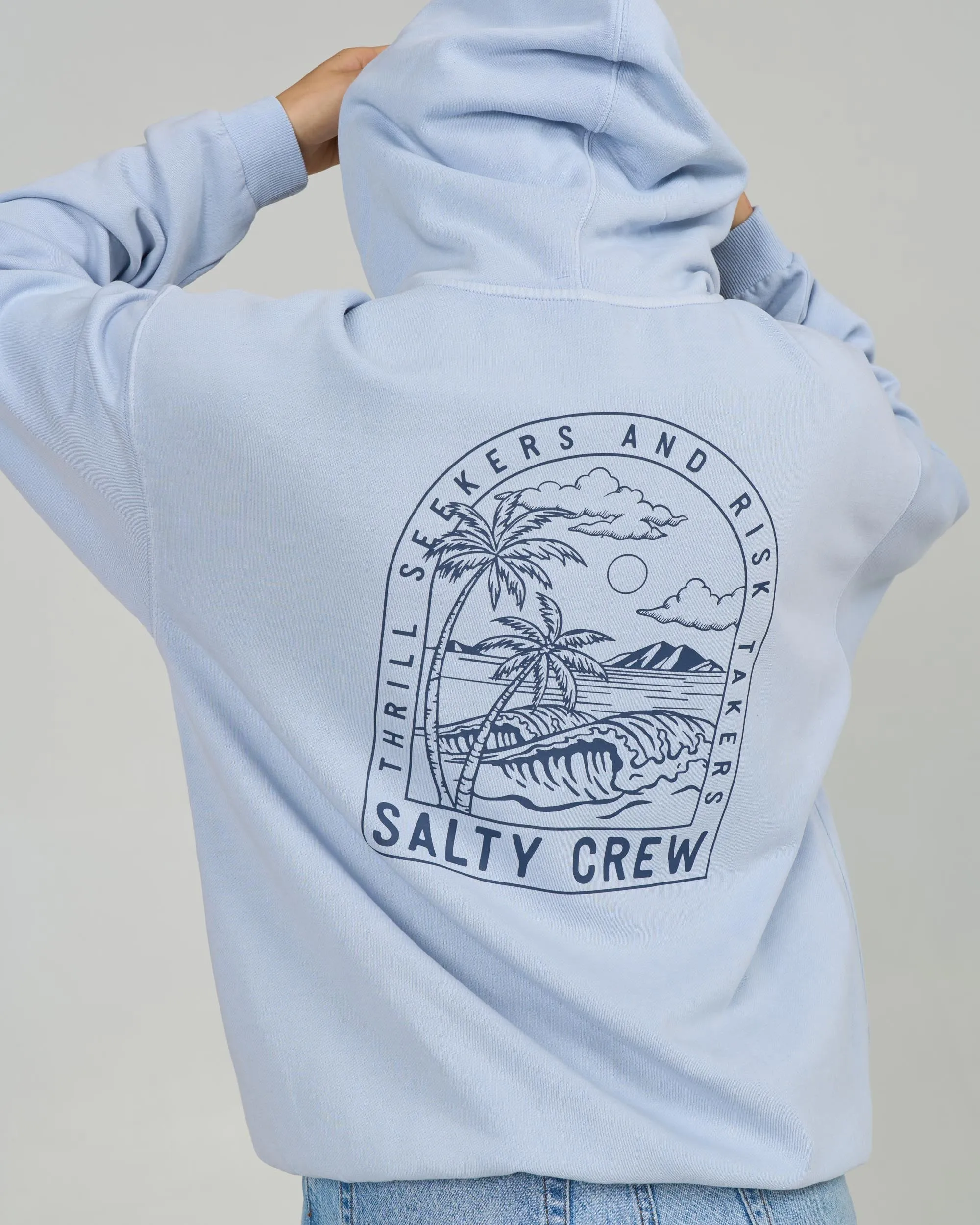 Archway Zip Hoody - Fog sold by Salty Crew product image thumbnail 4
