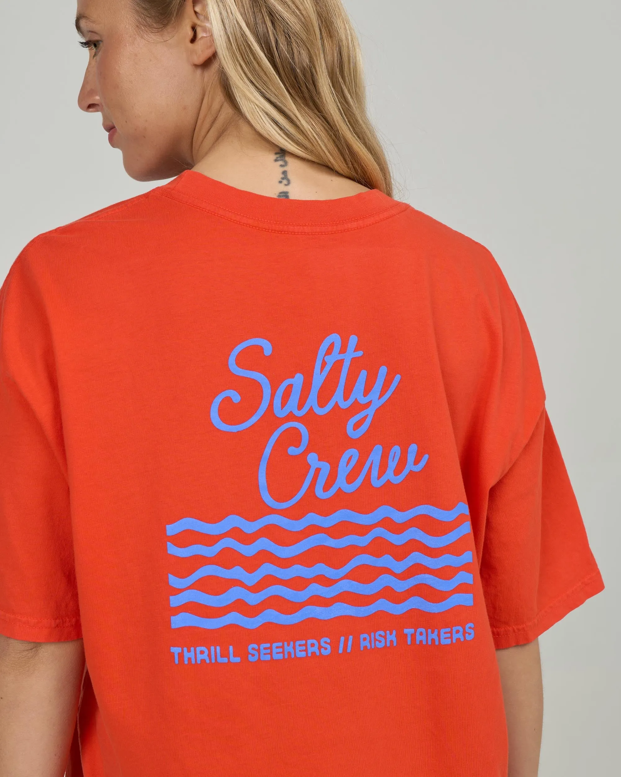 Salty Skimmer Tee - Chili Pepper sold by Salty Crew product image thumbnail 4