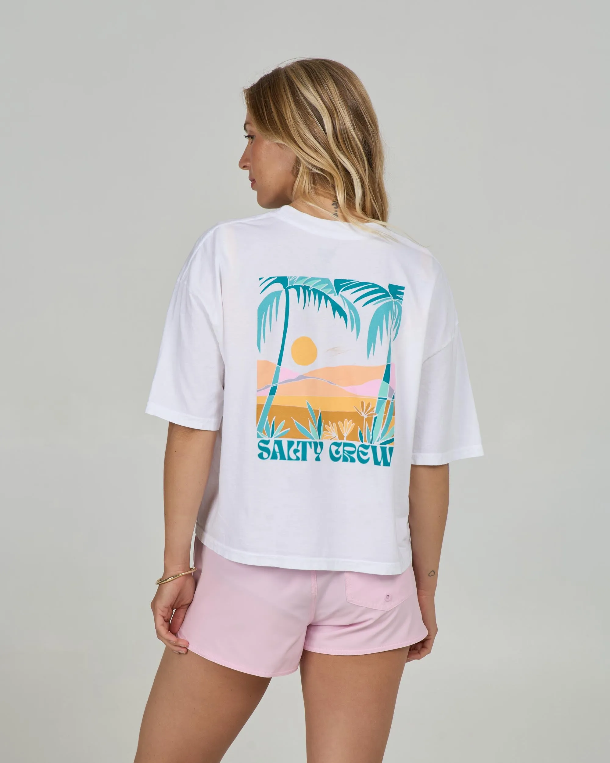 Travel Far Skimmer Tee - White sold by Salty Crew product image thumbnail 2