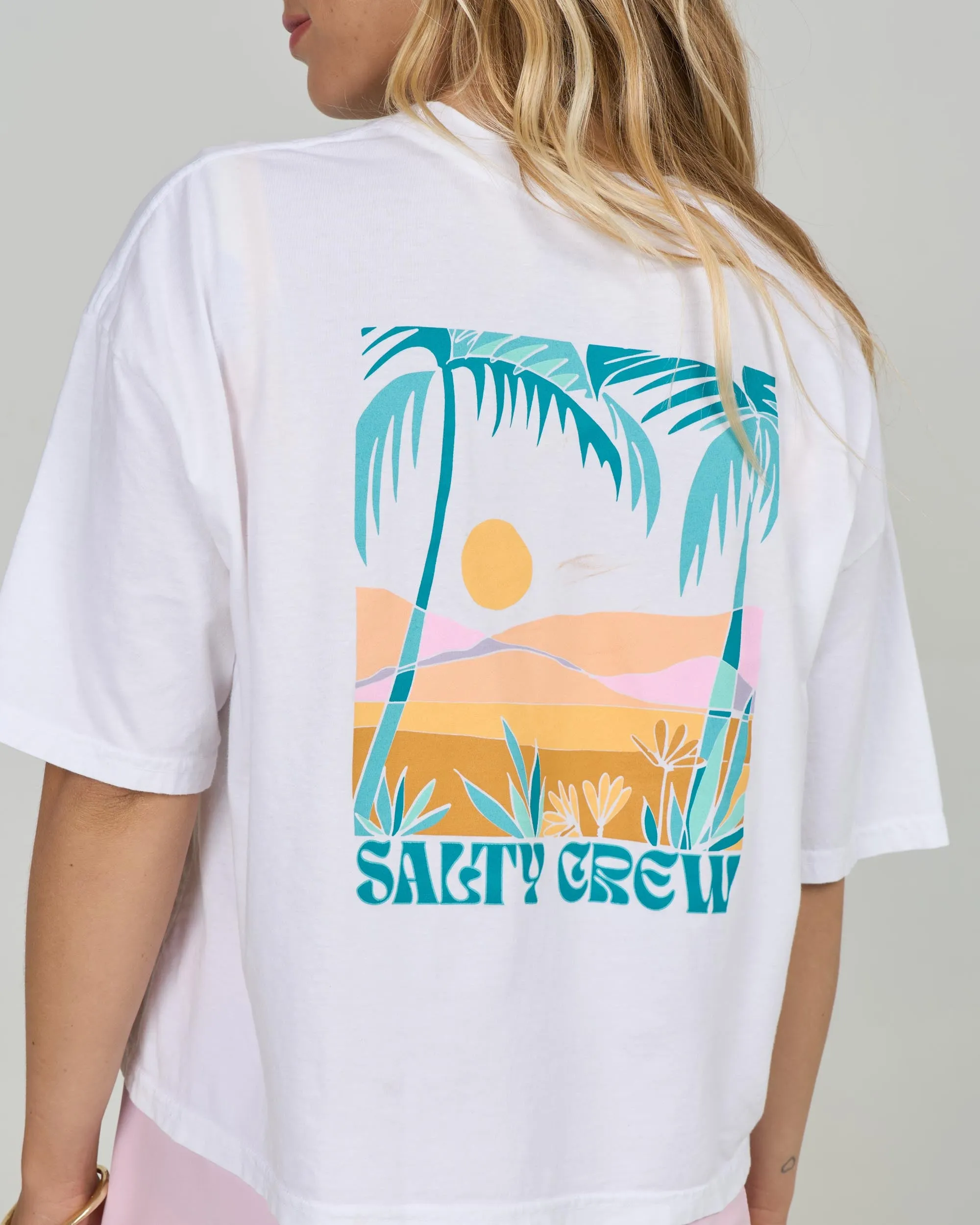 Travel Far Skimmer Tee - White sold by Salty Crew product image thumbnail 4