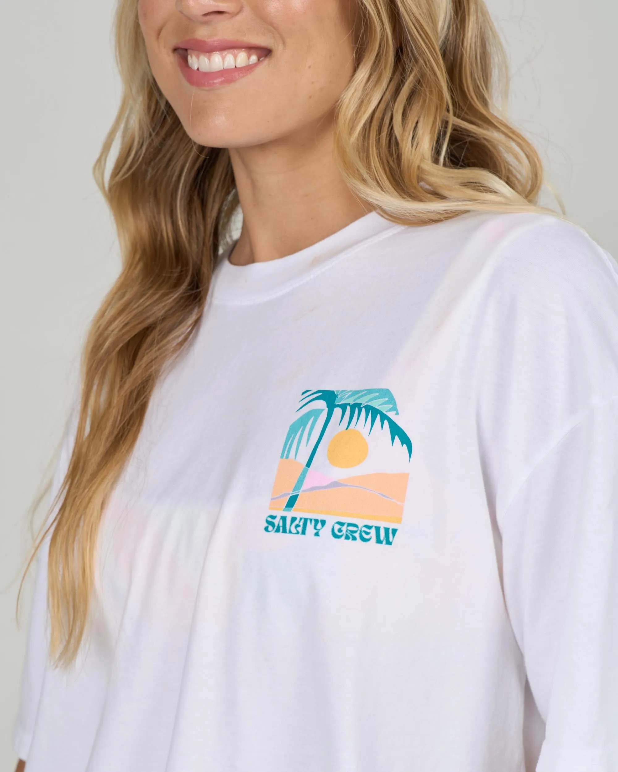 Travel Far Skimmer Tee - White sold by Salty Crew product image thumbnail 3