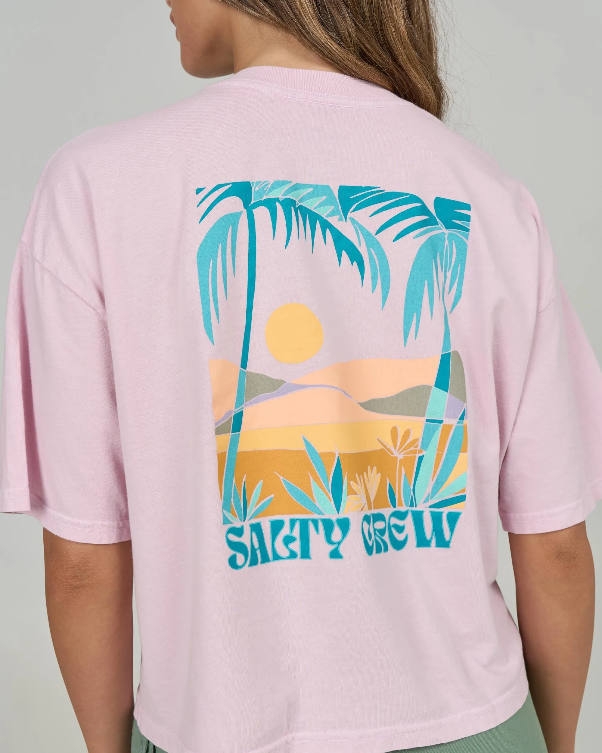 Travel Far Skimmer Tee - Pink Skies sold by Salty Crew product image thumbnail 4