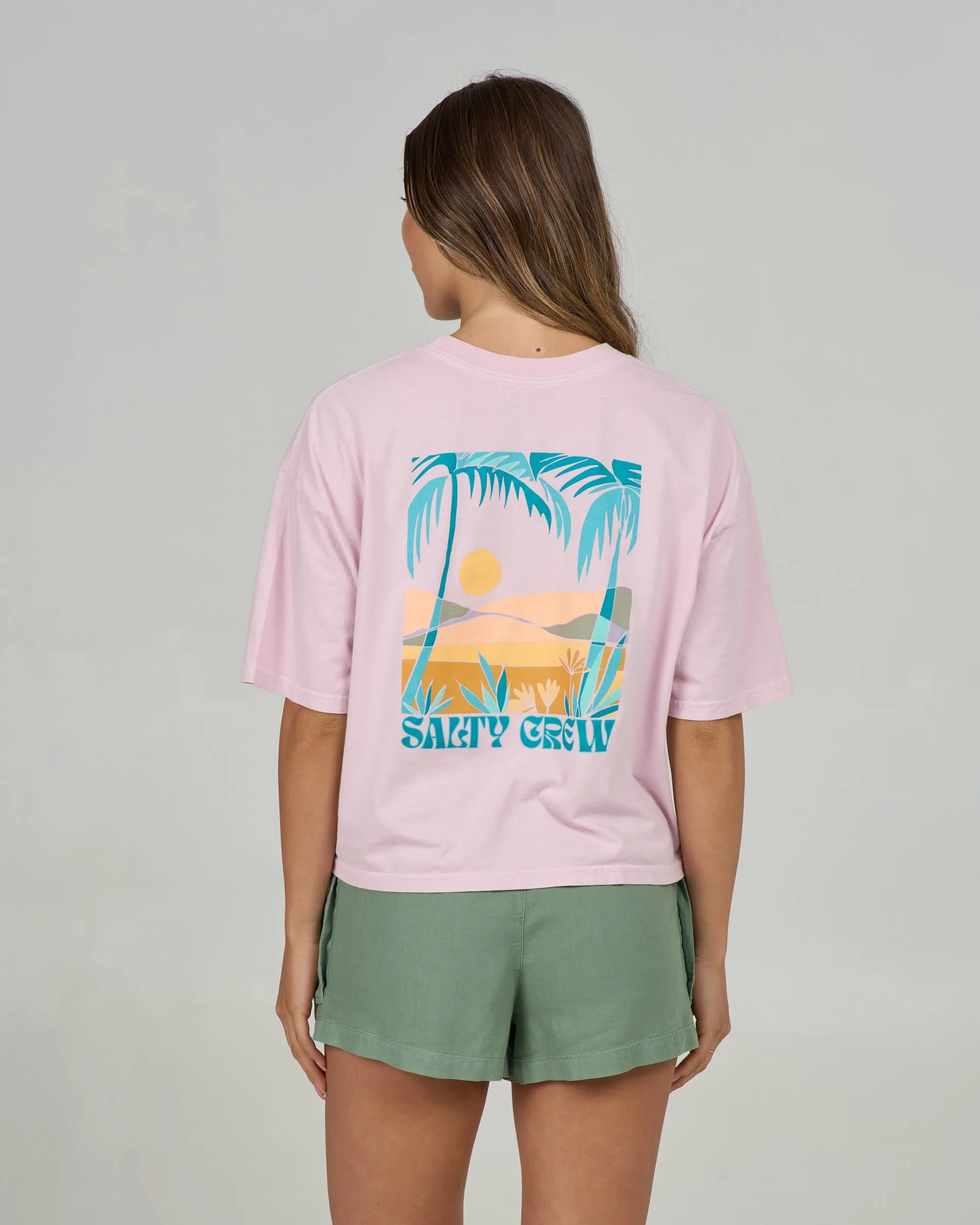 Travel Far Skimmer Tee - Pink Skies sold by Salty Crew product image thumbnail 2