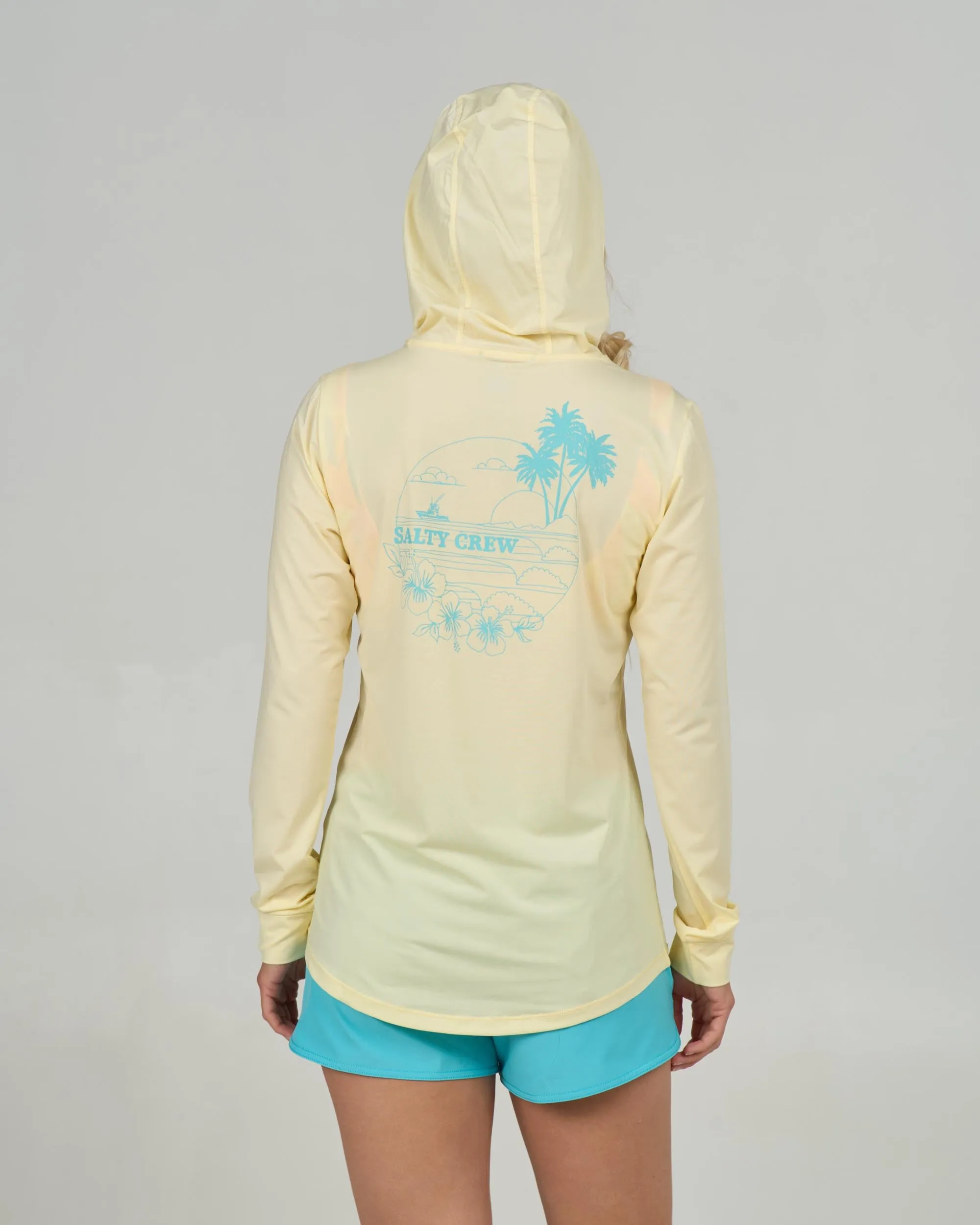 Heatwave Hooded Sunshirt - Banana sold by Salty Crew product image thumbnail 2