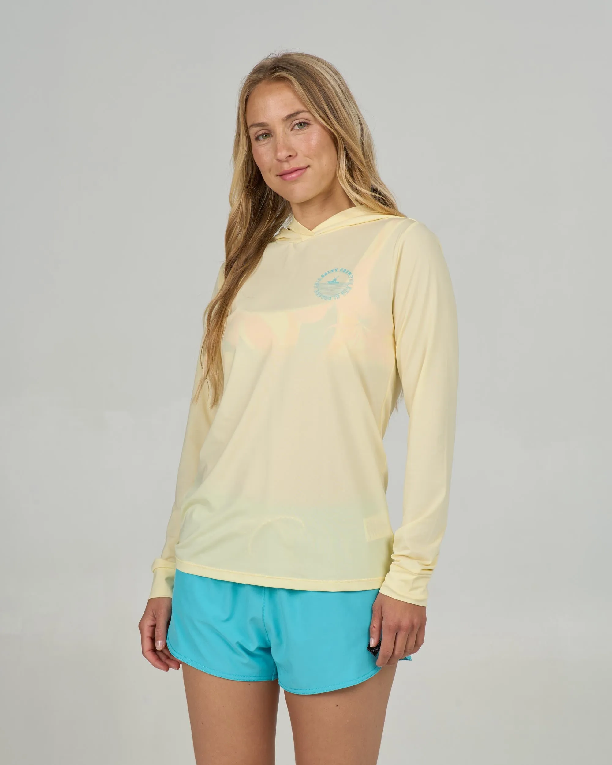 Heatwave Hooded Sunshirt - Banana sold by Salty Crew