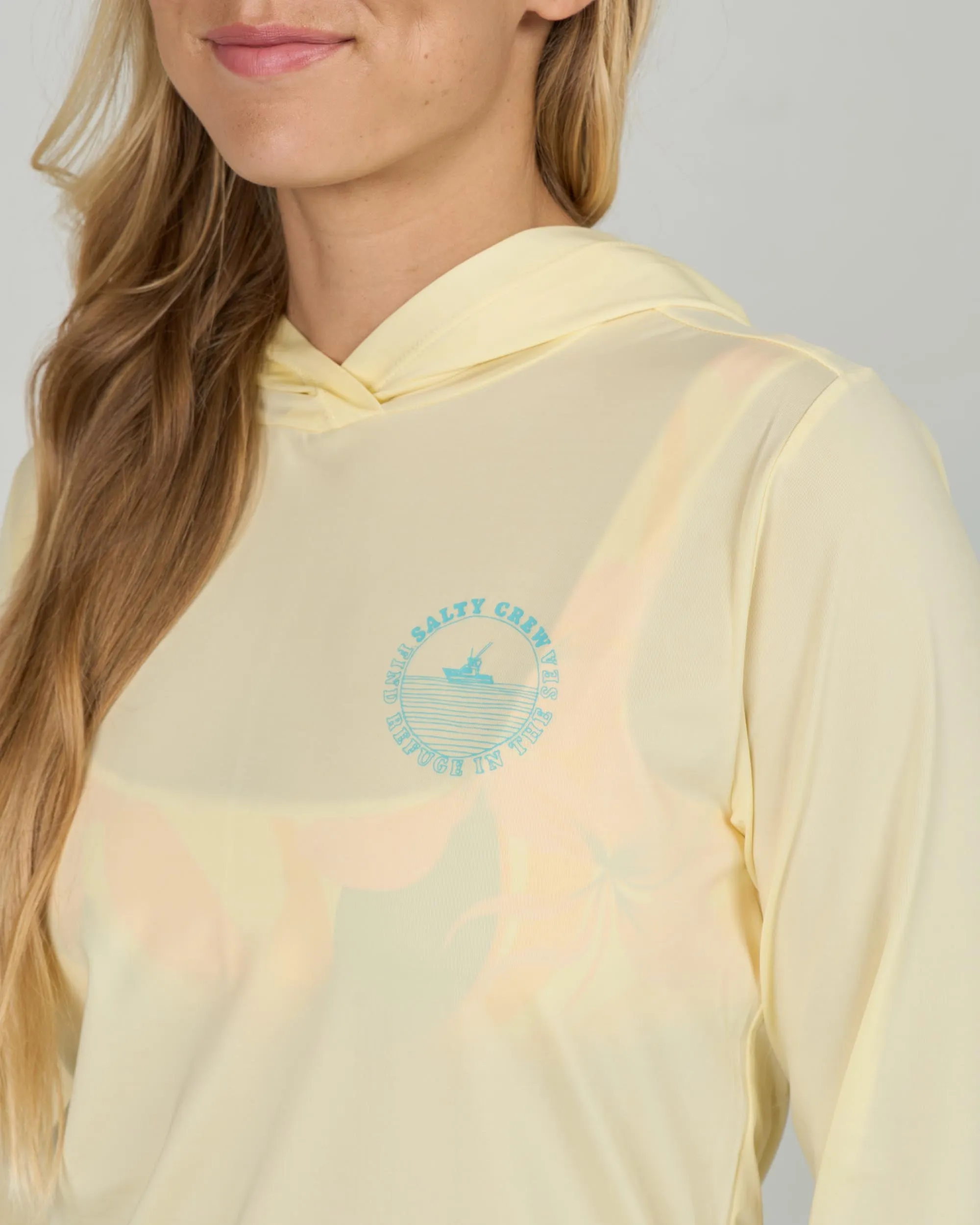 Heatwave Hooded Sunshirt - Banana sold by Salty Crew product image thumbnail 3