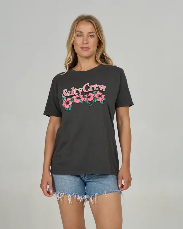 Vacation Boyfriend Tee - Charcoal sold by Salty Crew